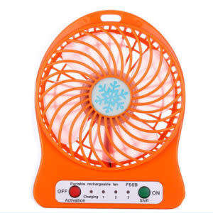 Mini Portable Fan Rechargeable Lithium 18650 Battery Powered Fan