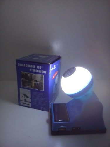 Solar Charge 180* Stereo Light