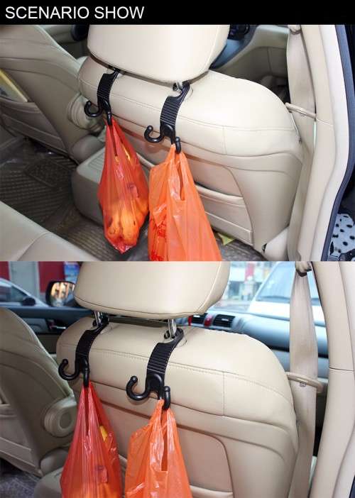 LUGGAGE HOOK FOR CAR HEADREST
