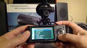 SYNCHRONOUS RECORDING VEHICLE-MOUNTED DVR WITH DOUBLE CAMERAS