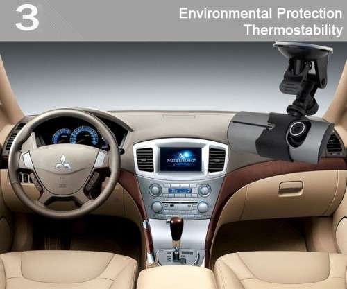 SYNCHRONOUS RECORDING VEHICLE-MOUNTED DVR WITH DOUBLE CAMERAS