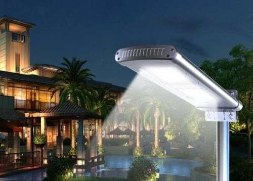 60 LED remote controlled 30watts Solar Energy Integrated Street Lamp