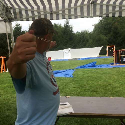 Outdoor Powerful Alloy Catapult Slingshot