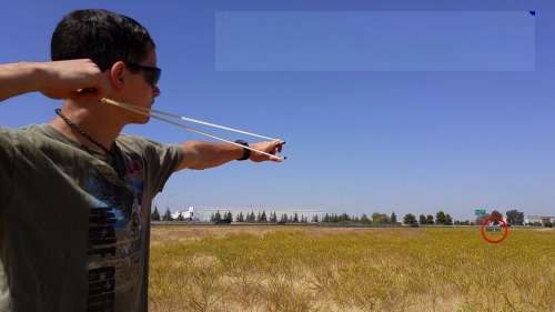 Outdoor Powerful Alloy Catapult Slingshot