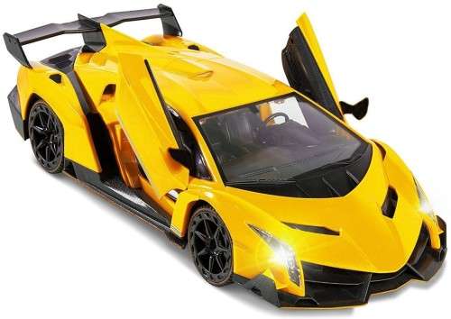 Remote Control Car with Opening Doors (Rechargeable) (RED&YELLOW)