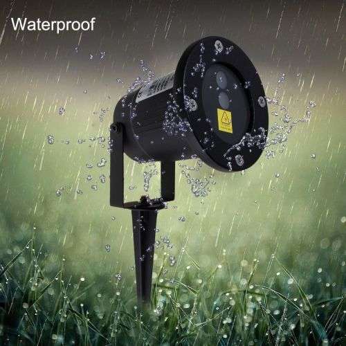 Outdoor Moving Star Projector Laser LED Garden Christmas Light Stage Night Light