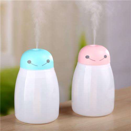 Anion Moisturizing Instrument - 400ml Mini Portable 7 Color LED Night Light Cool Mist Humidifier wit