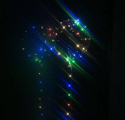 Balloon Colorful LED Light Transparent Round Balloons Party Christmas Decorations