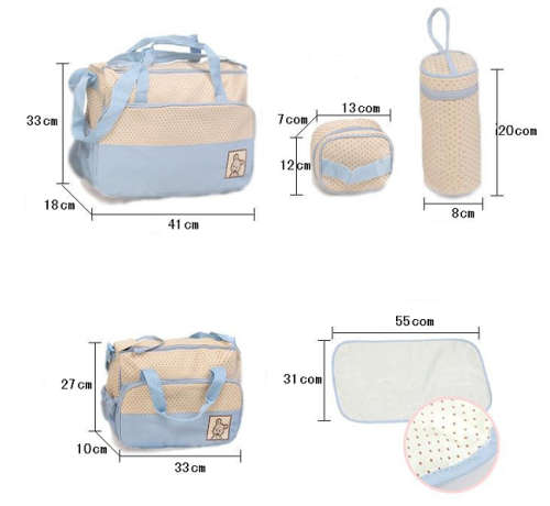 5 in 1 BABY DIAPER BAG