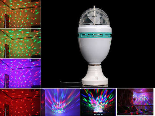 LED MINI COLOR ROTATING LAMP