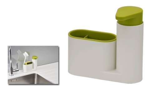 2-PIECE SINK TIDY SET EASY PRESS SOAP PUMP