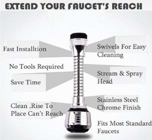 FLEXIBLE FAUCET SPRAYER