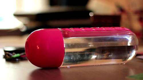 Pill & Vitamin Organiser Water Bottle