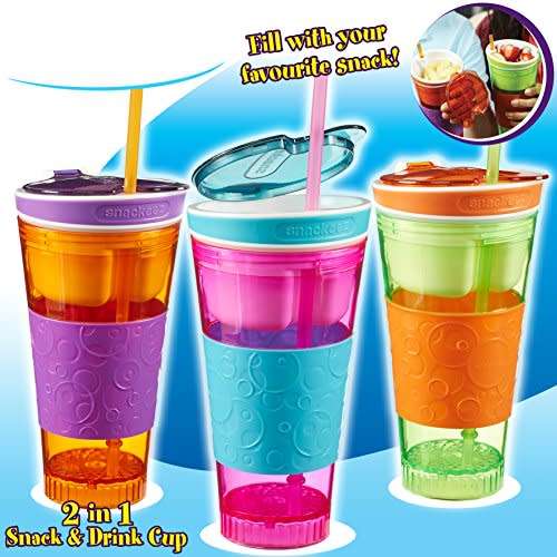 Snackeez Snack & Drink in one cup