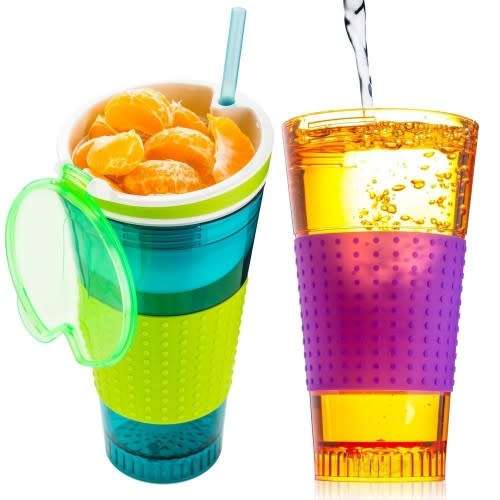 Snackeez Snack & Drink in one cup