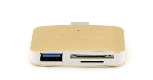 Mini Size 3 in 1 OTG USB 3.0 Hub Combo 3 In 1 SD/TF Card Reader
