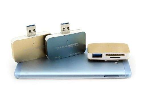 Mini Size 3 in 1 OTG USB 3.0 Hub Combo 3 In 1 SD/TF Card Reader