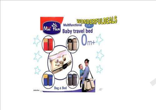 2 in 1 MULTIFUNCTIONAL BABY TRAVEL BAG/BED