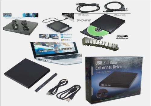 USB 2.0 Slim External Drive - DVD\RW