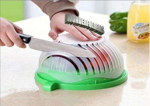 SALAD CUTTER BOWL