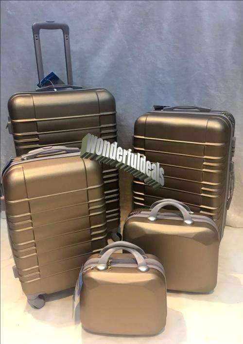 5 PIECE LUGGAGE SET/ABS Trolley Luggage with Universal Wheels