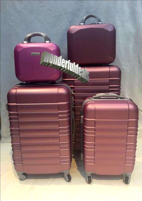 5 PIECE LUGGAGE SET/ABS Trolley Luggage with Universal Wheels