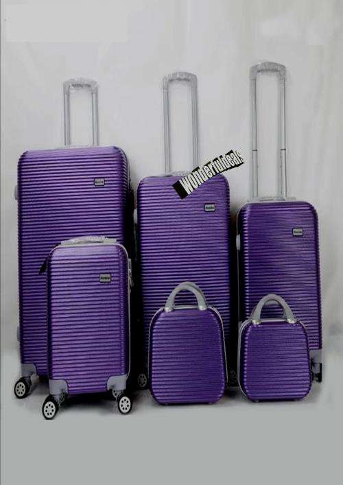 6 PIECE LUGGAGE SET/ABS Trolley Luggage with Universal Wheels