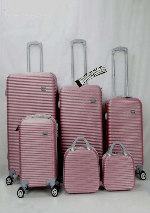 6 PIECE LUGGAGE SET/ABS Trolley Luggage with Universal Wheels