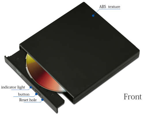 USB 2.0 Slim External Drive - DVD\RW