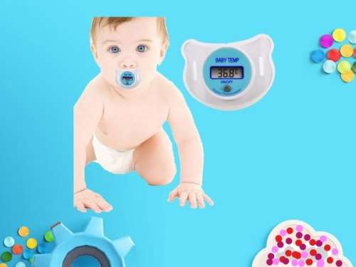 Baby Pacifier Thermometer