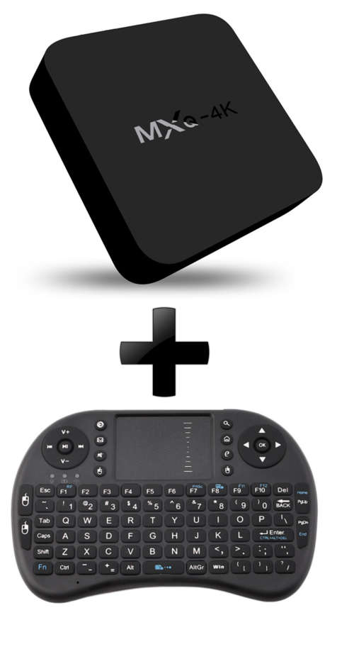 MXQ-4K Android 5.1 Smart TV Box + Wireless Mini Keyboard with Touchpad
