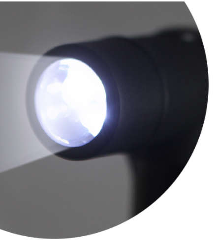 5 Height Adjustments Second Handle Convenient Walking Stick With LED Lights