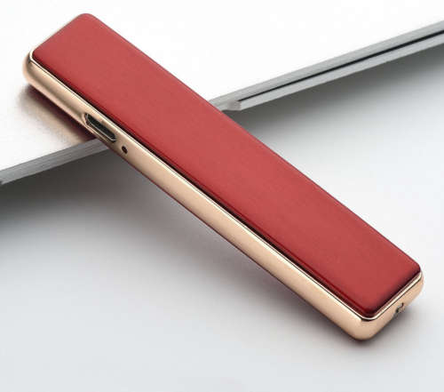 Portable slim rechargeable flameless cigarette usb lighter