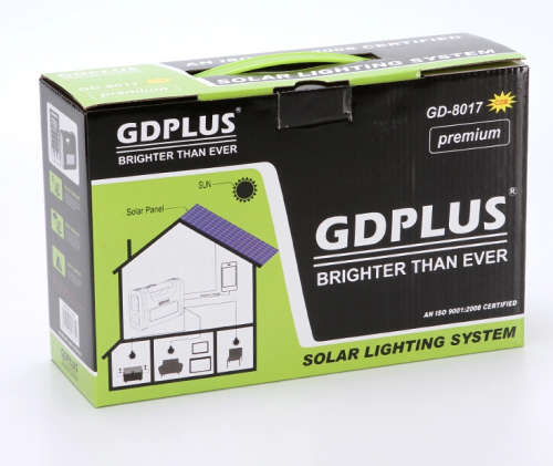 GDPLUS electric rechargeable portable home solar lantern light  solar energy system