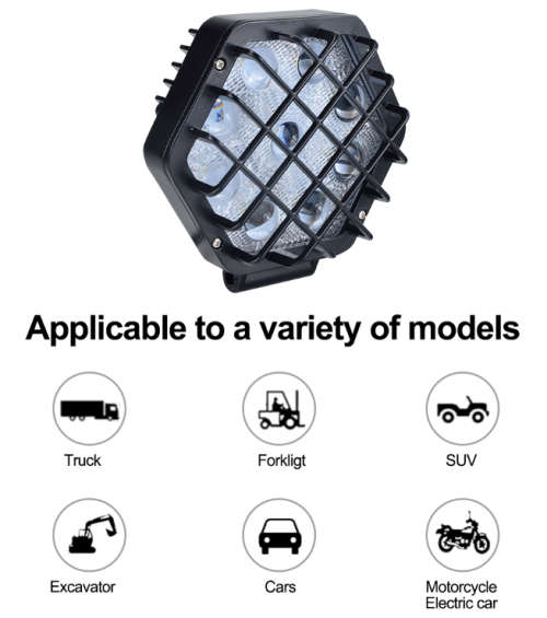 48W Spot With Stone Guard