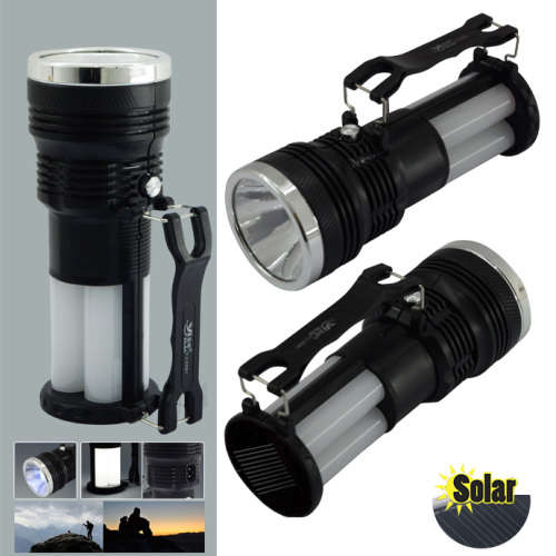 MULTIFUNCTION SOLAR & RECHARGEABLE PORTABLE LAMP