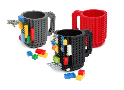 Build-On Brick Mug