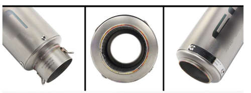 Motorcycle Exhaust Pipe Laser Marking SC Project Muffler