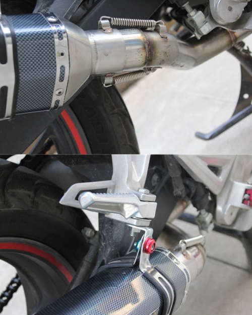 Racing Universal Motorcycle Escape Tube Muffler Exhaust