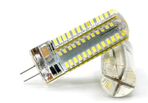 Bi-Pin G4 SMD 3014 Silicone Led Lamp 72Led 220V 360 Beam Angle Home Lighting