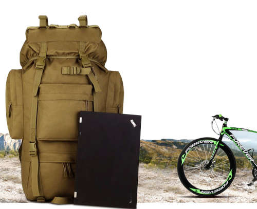 65L Combat Rucksack Camping Backpack Bag