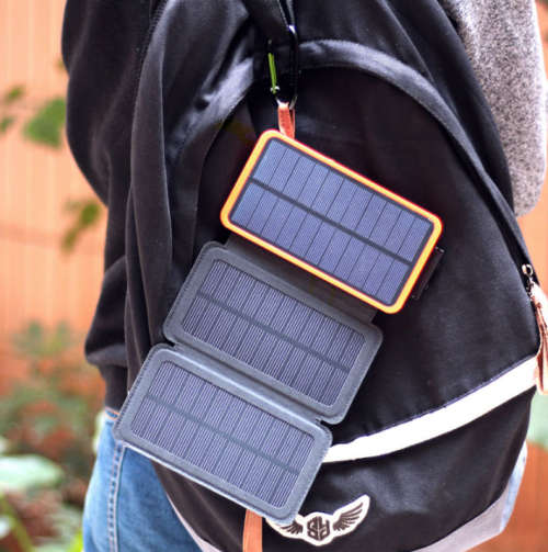 4 SOLAR PANEL POWERBANK