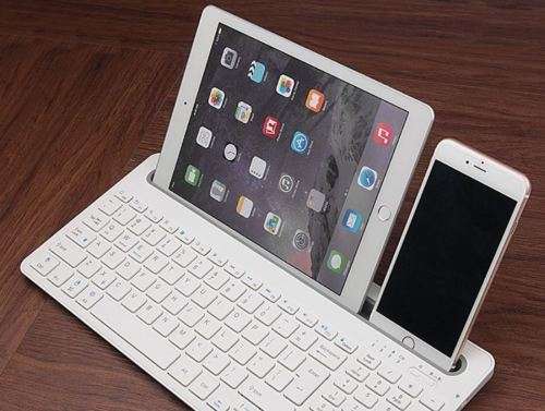 Dual Bluetooth Keyboard Mini Keyboard Lithium Tablet Stand Small portable keyboard