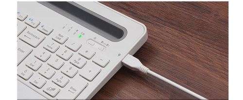 Dual Bluetooth Keyboard Mini Keyboard Lithium Tablet Stand Small portable keyboard