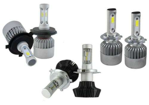 C6 H7 H3 H4 LED Light Headlight Vehicle Car Hi/Lo Beam Bulb Kit 6000k White