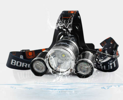 T6 Headlamp Flashlight 3 Modes Camping Hunting Headlights