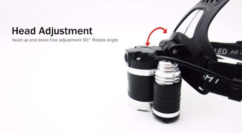 T6 Headlamp Flashlight 3 Modes Camping Hunting Headlights