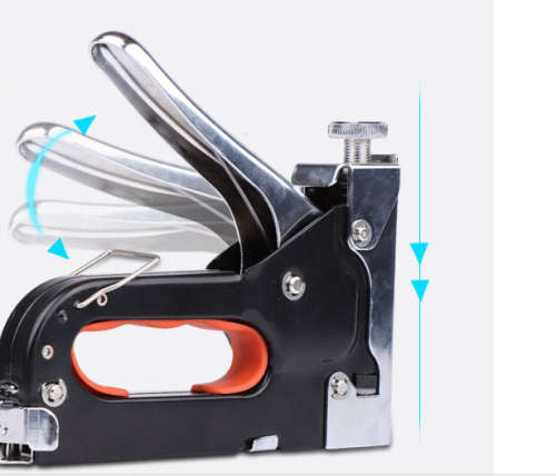 HEAVY DUTY NAILING GUN STAPLE NAILS FASTENER TOOL KIT