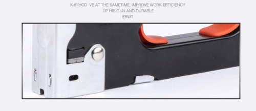 HEAVY DUTY NAILING GUN STAPLE NAILS FASTENER TOOL KIT