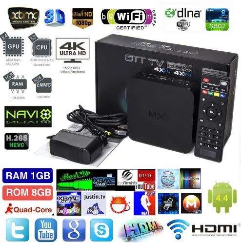 MXQ-4K Android 5.1 Smart TV Box